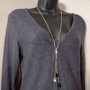 Long Tassel Necklace Adjustable 27 To 29 Inches
